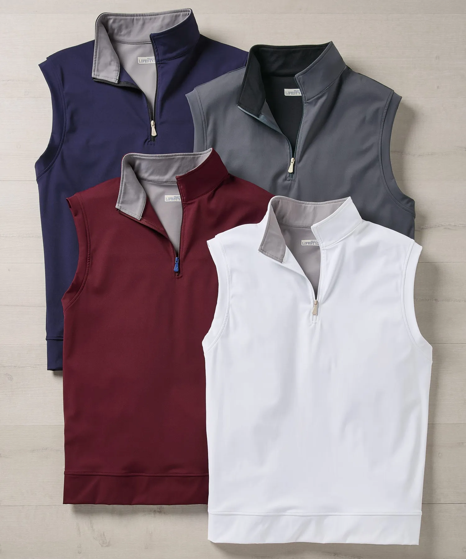 Westport Lifestyle Links Quarter-Zip Vest