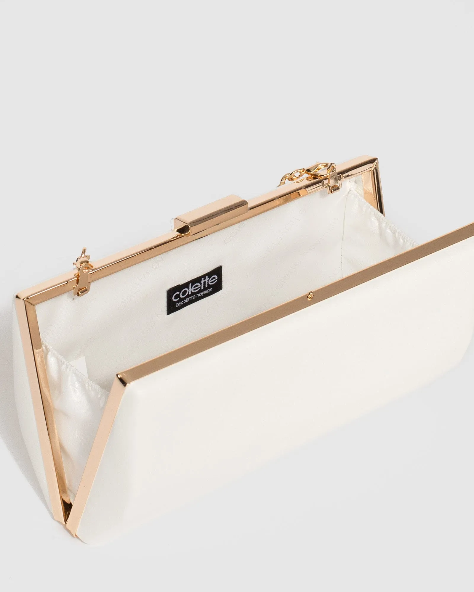 White Eliane Clutch Bag