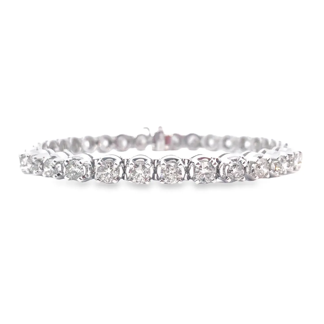 White Gold 7.02 Cttw. Diamond Tennis Bracelet