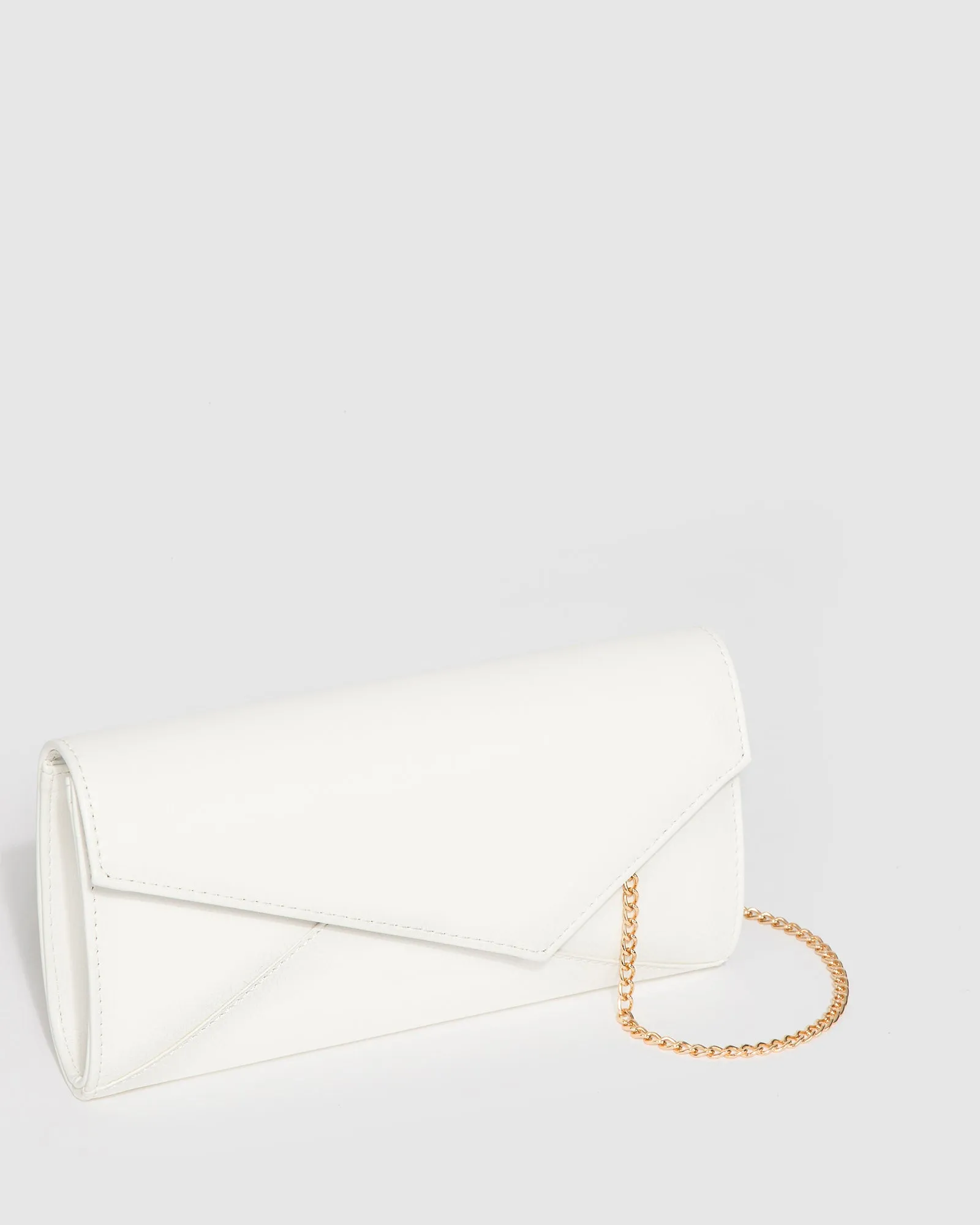 White Maribel Clutch Bag