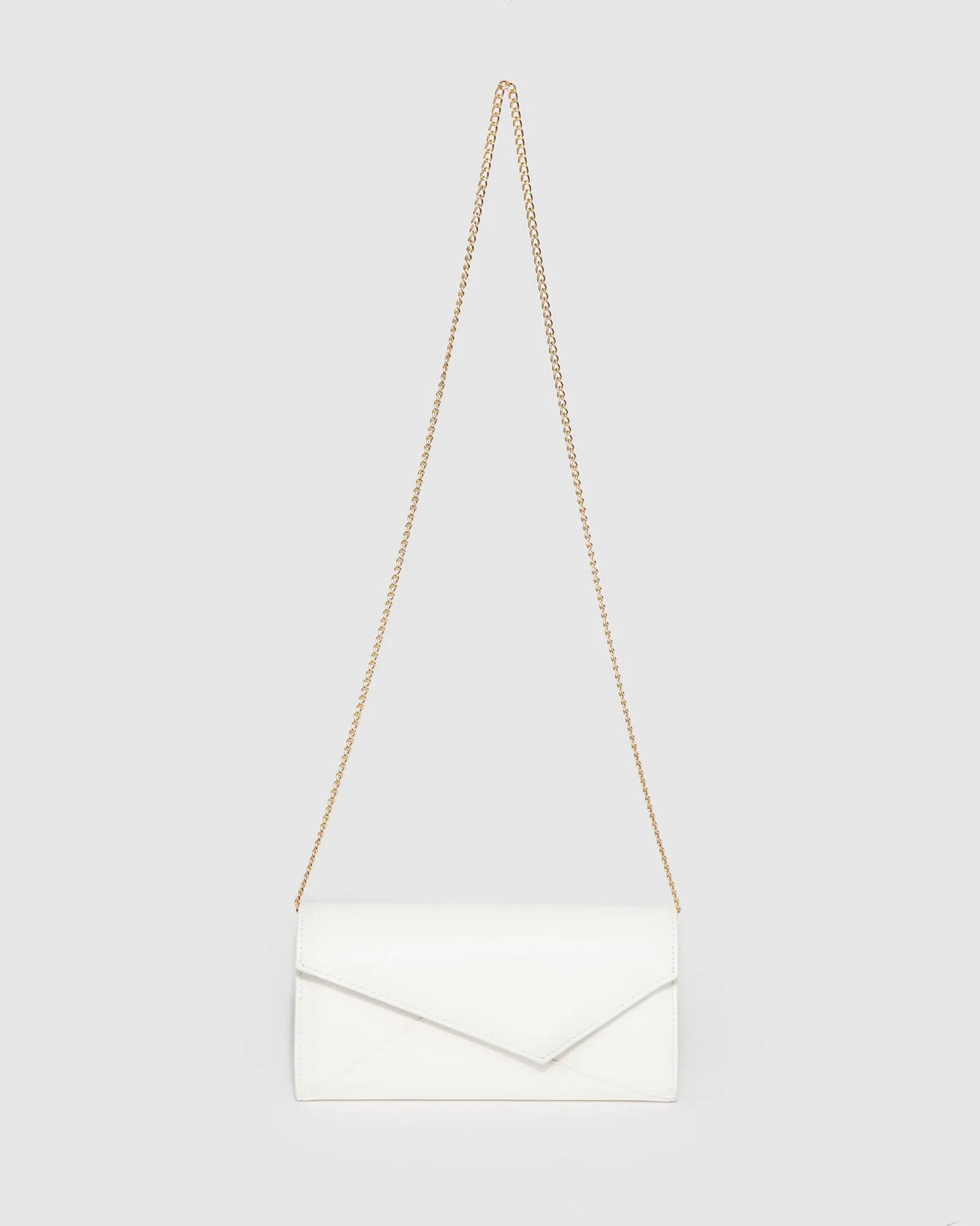 White Maribel Clutch Bag