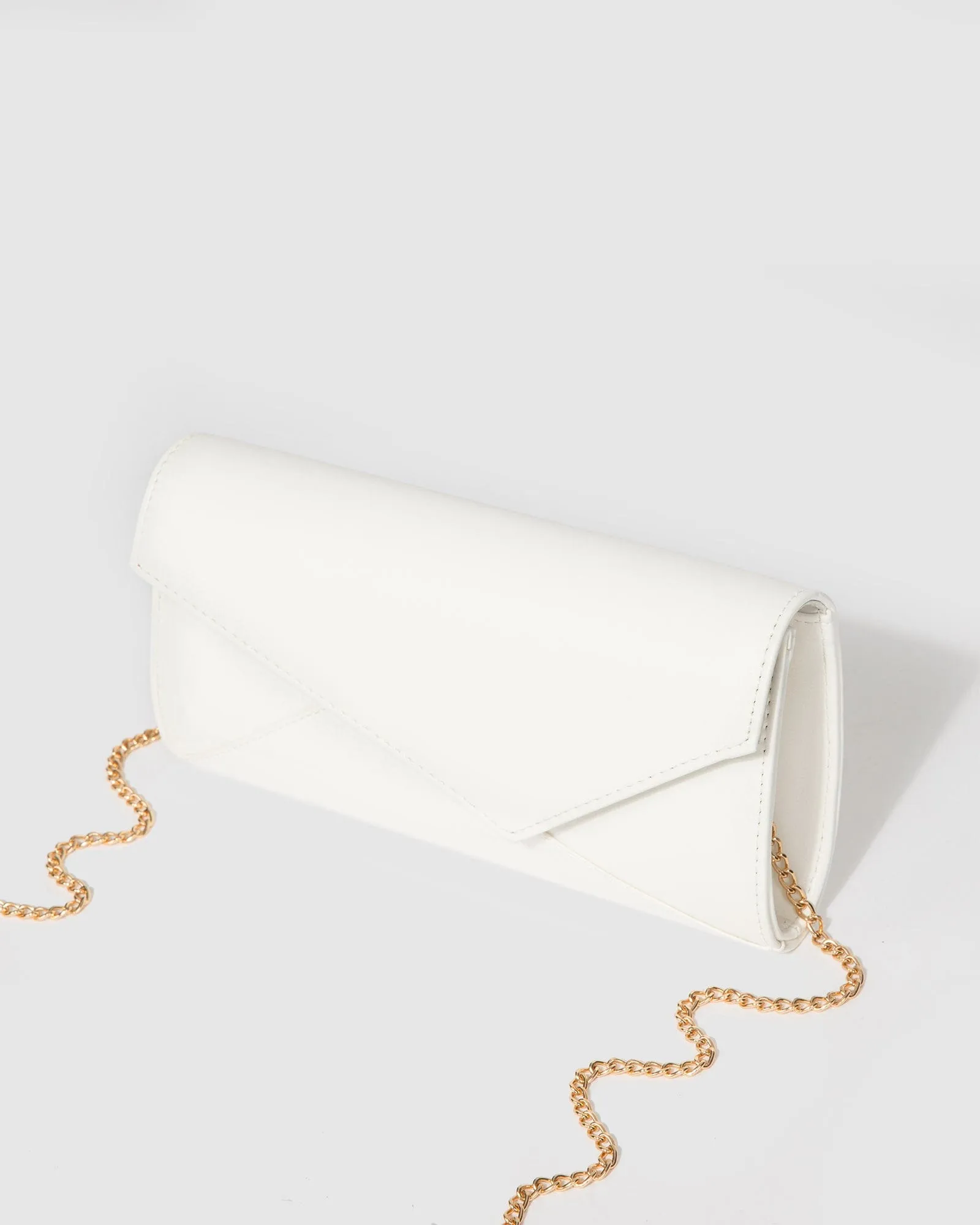 White Maribel Clutch Bag