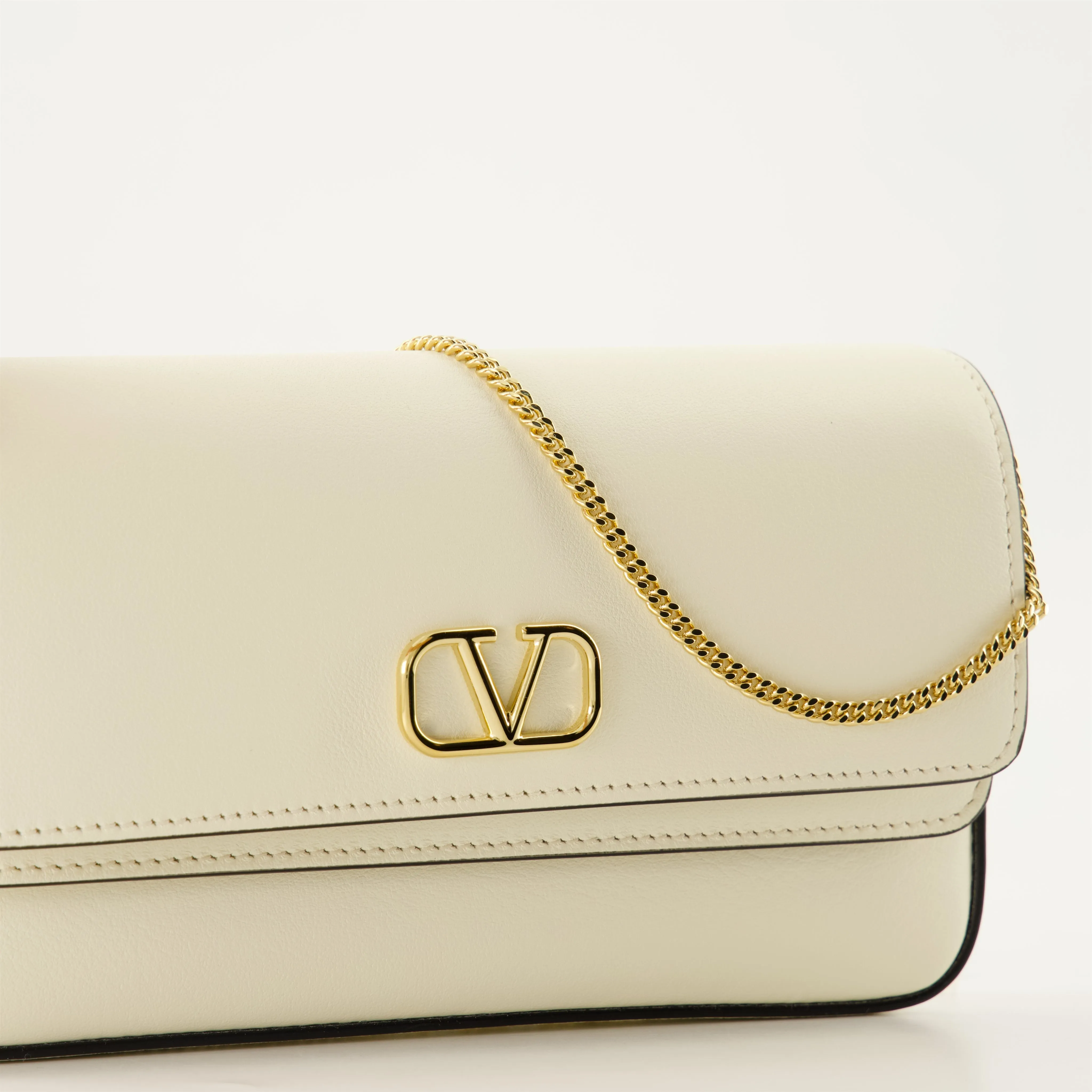 White Signature Crossbody Bag