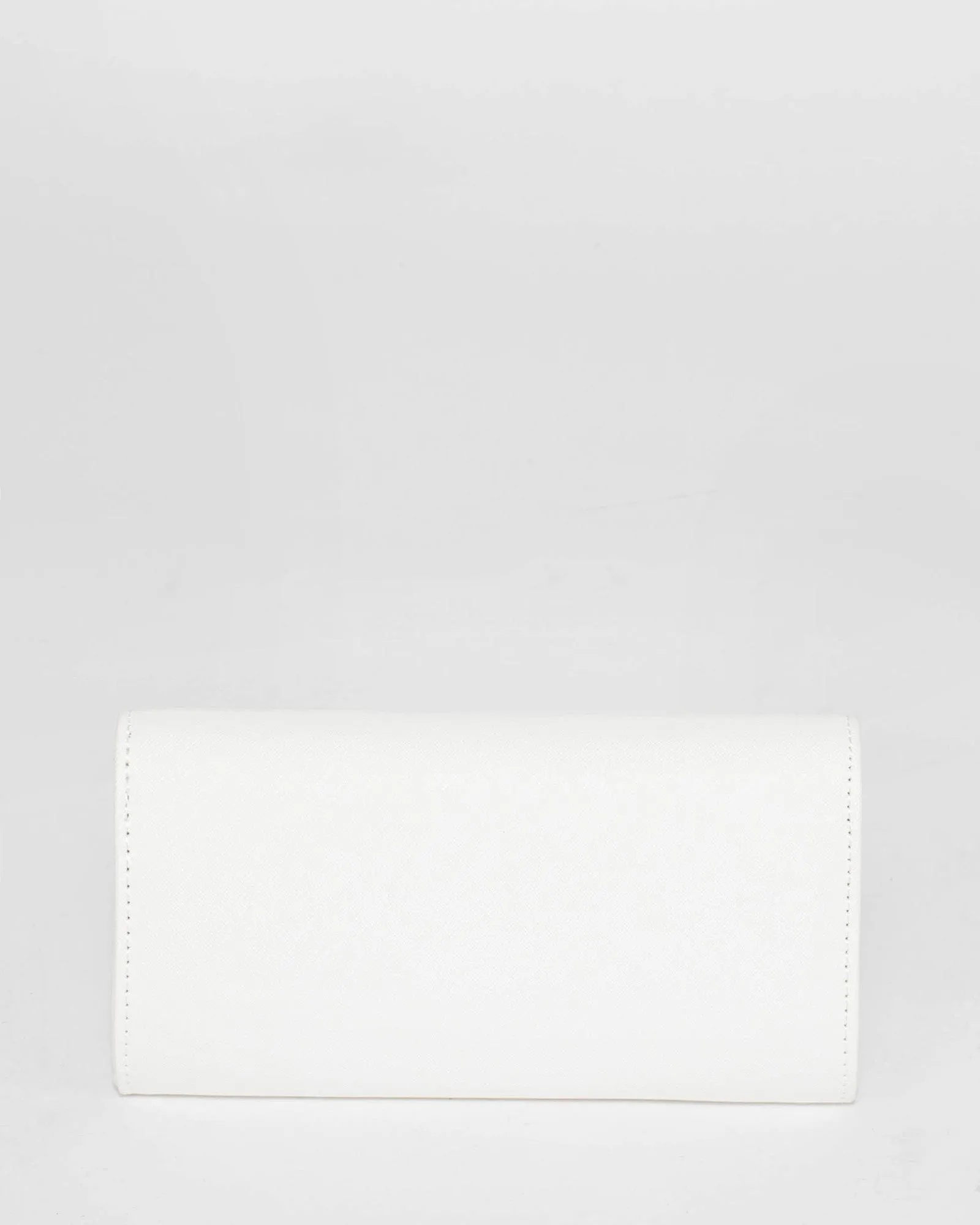 White Verna Clutch Bag