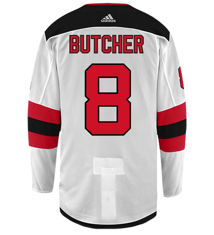 Will Butcher New Jersey Devils Adidas Authentic Away NHL Hockey Jersey     