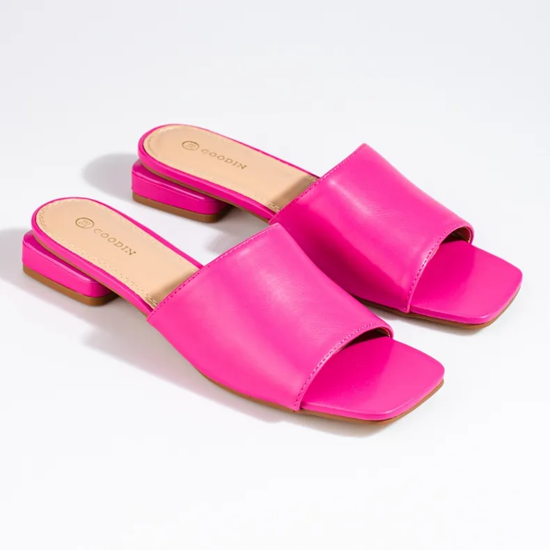 Women's pink Shelovet heeled sandals