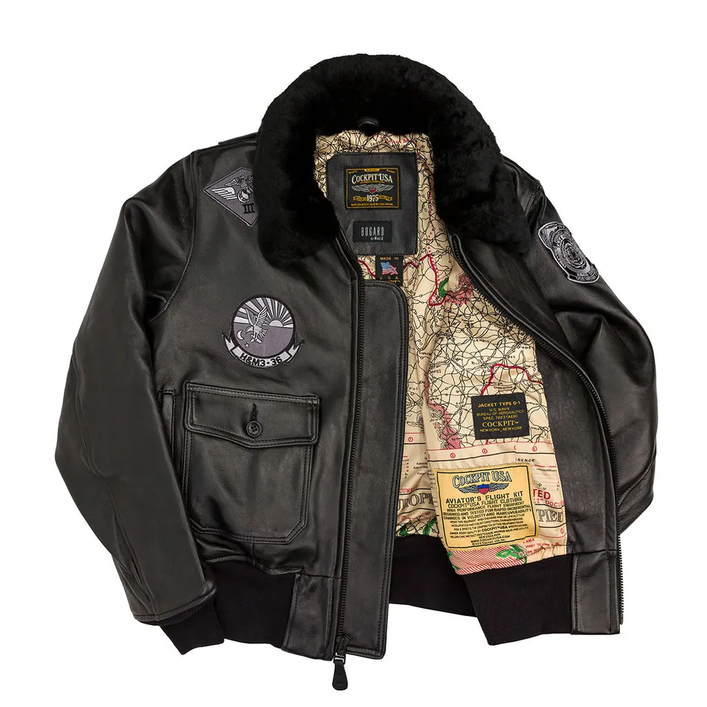 Women's Top Gun All Black Flight Jacket | Cockpit USA