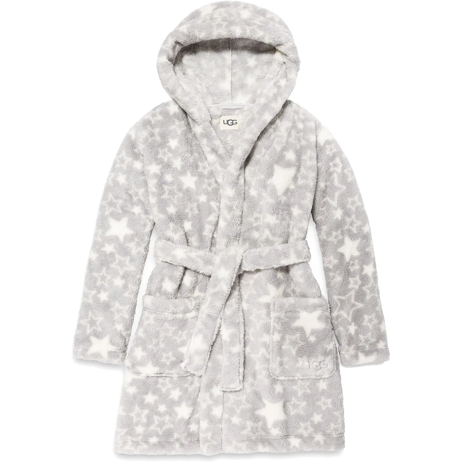 Women's UGG Aarti UGGfluff Print Robe Cream Stars