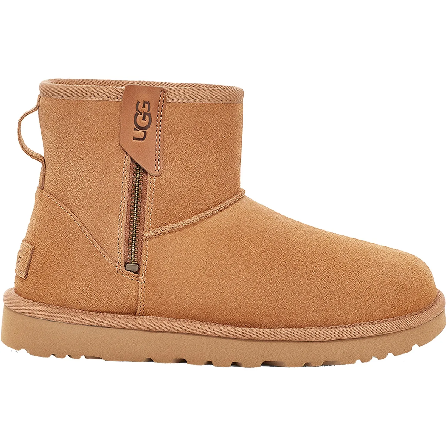 Women's UGG Classic Mini Bailey Zip Chestnut