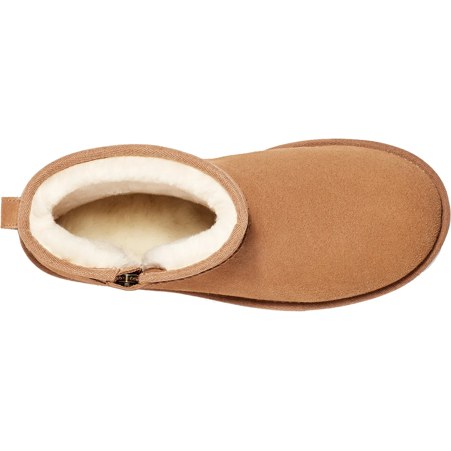 Women's UGG Classic Mini Bailey Zip Chestnut