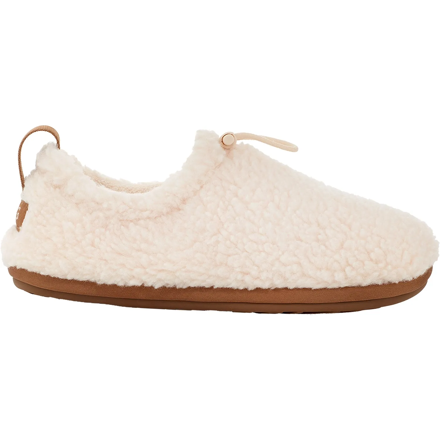 Women's UGG Plushy Slipper Natural/Chestnut