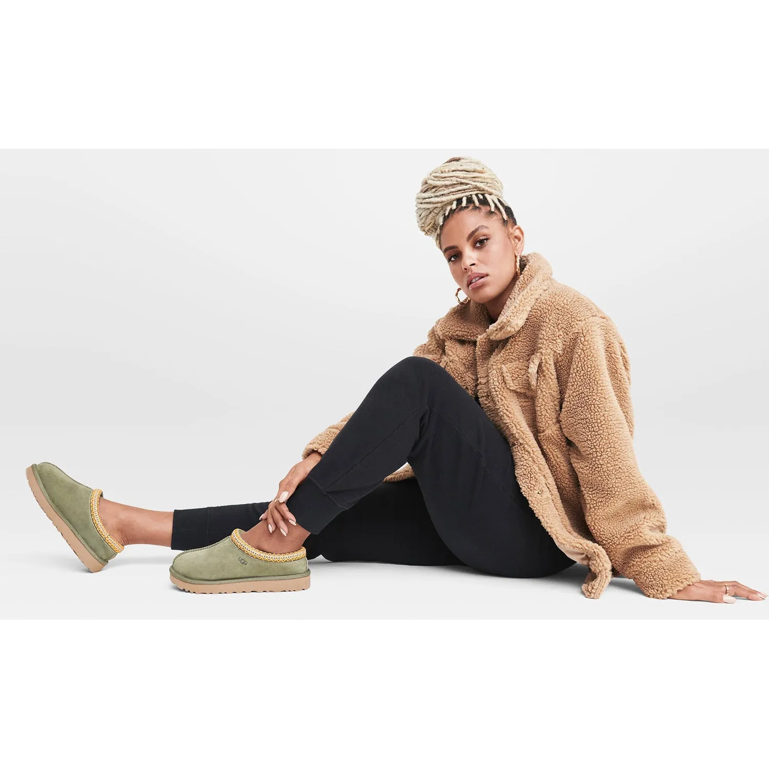 Women's UGG Tasman Burnt Olive Suede