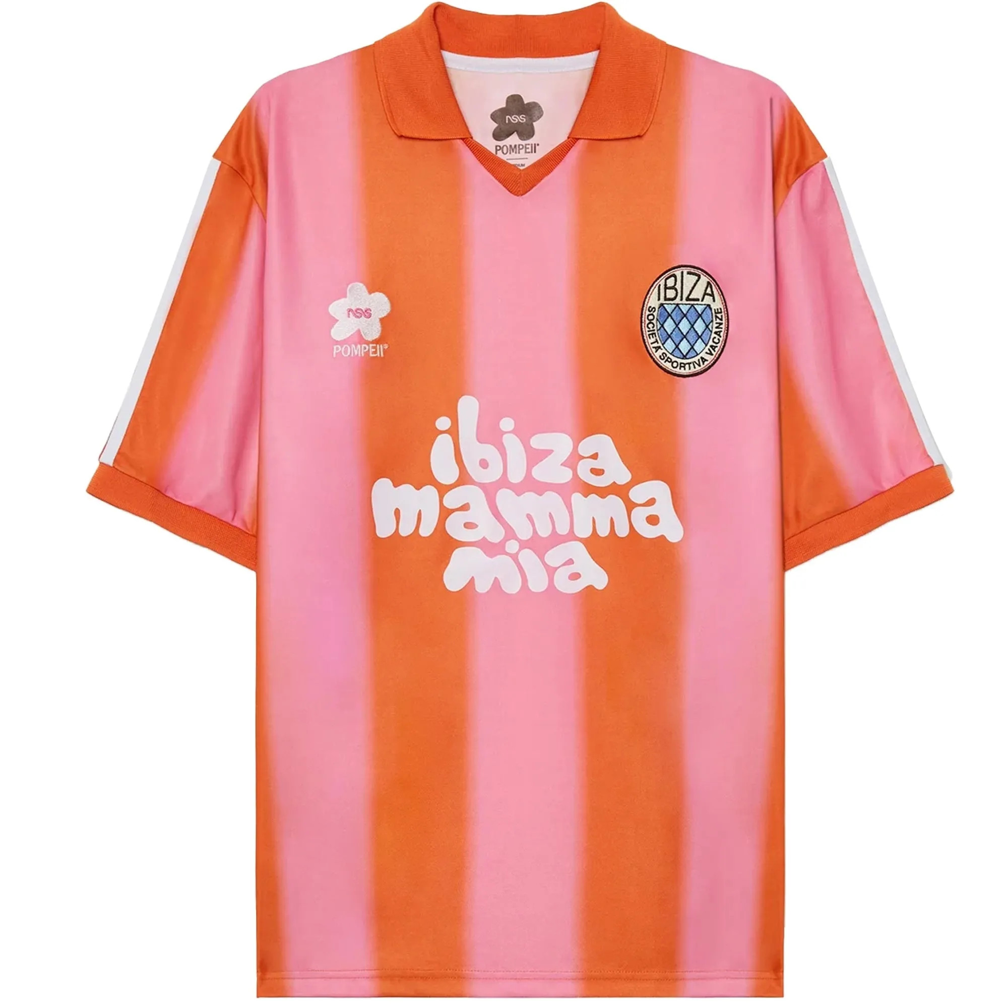 x NSS Striped Football Shirt - Pink