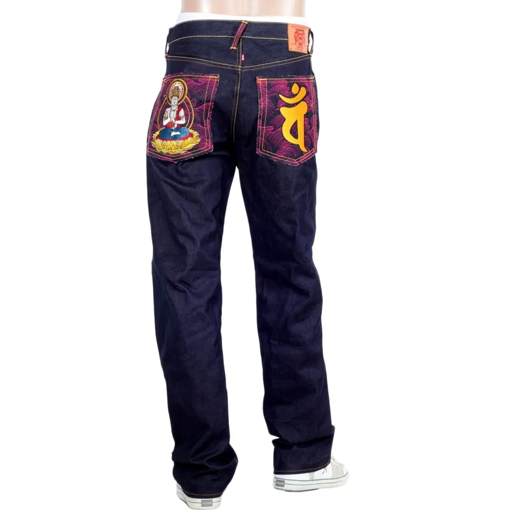 Year of the Ram Exclusive Design Dark Indigo Raw Denim Jeans