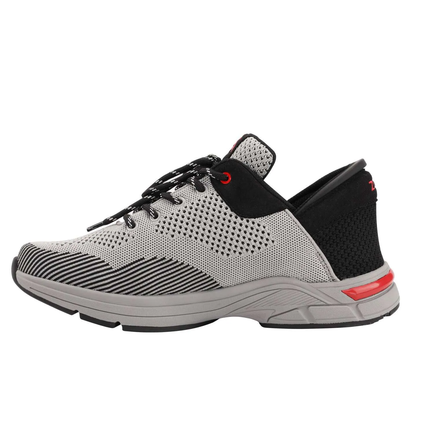 Zeba Mens Handsfree Tennis Shoe- Steel/Onyx