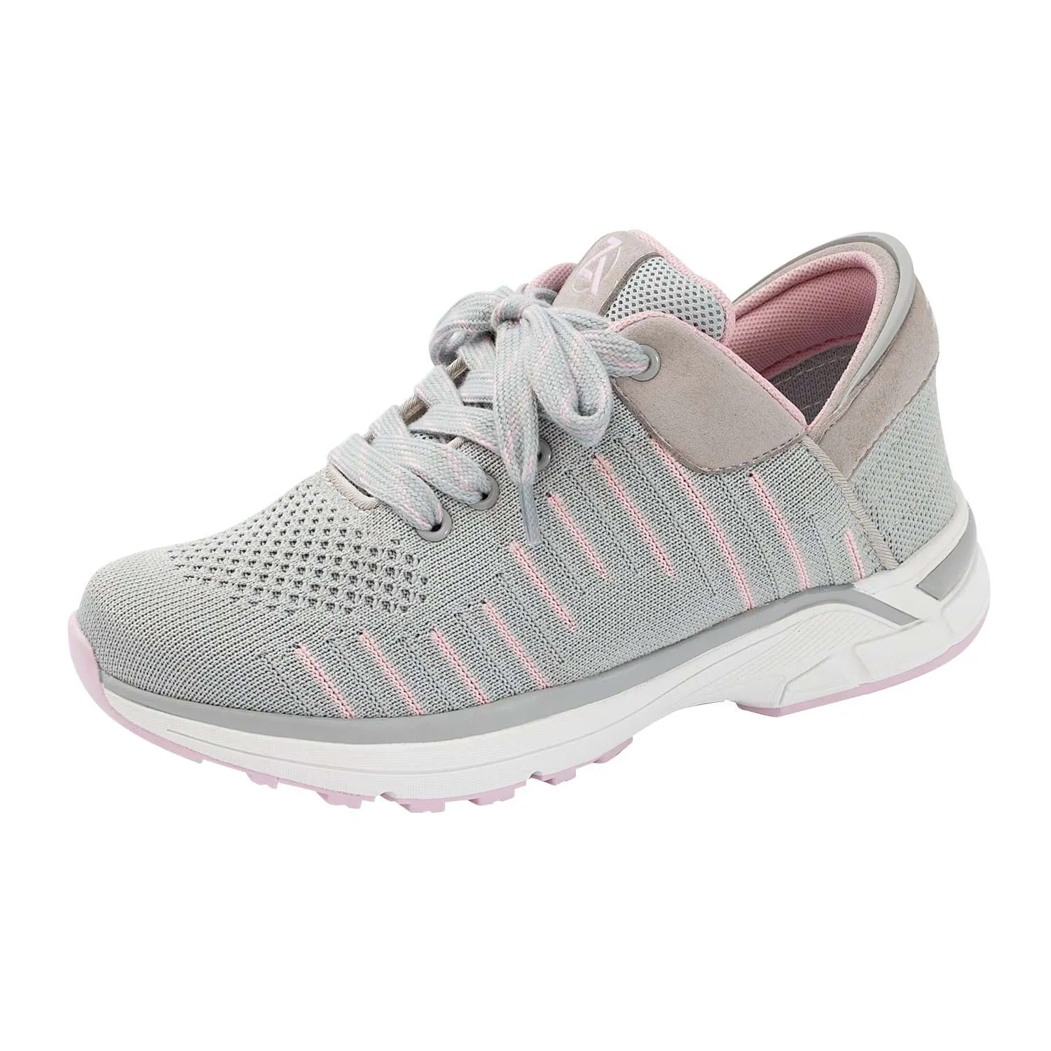 Zeba Womens Handsfree Tennis Shoe- Rose Gray