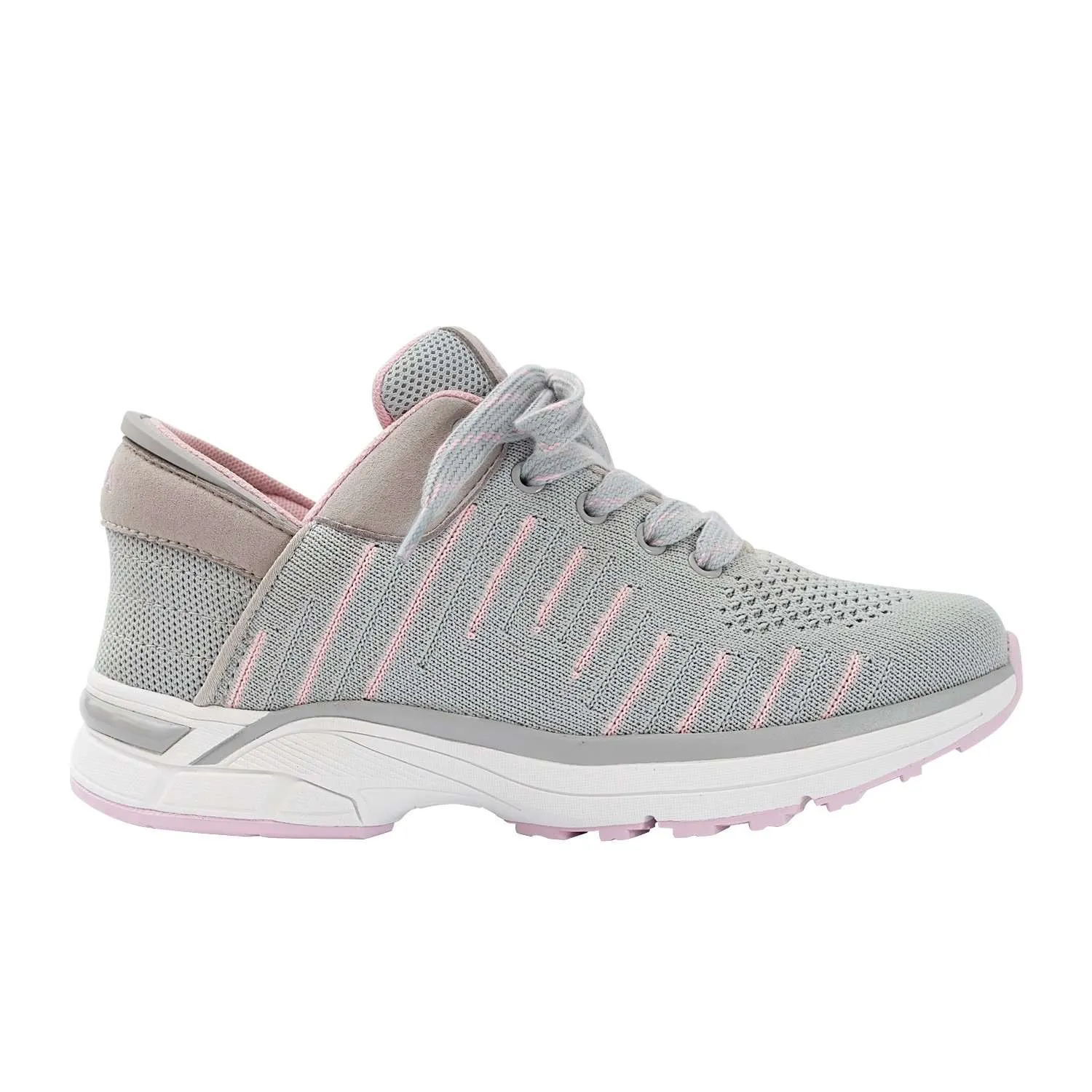 Zeba Womens Handsfree Tennis Shoe- Rose Gray