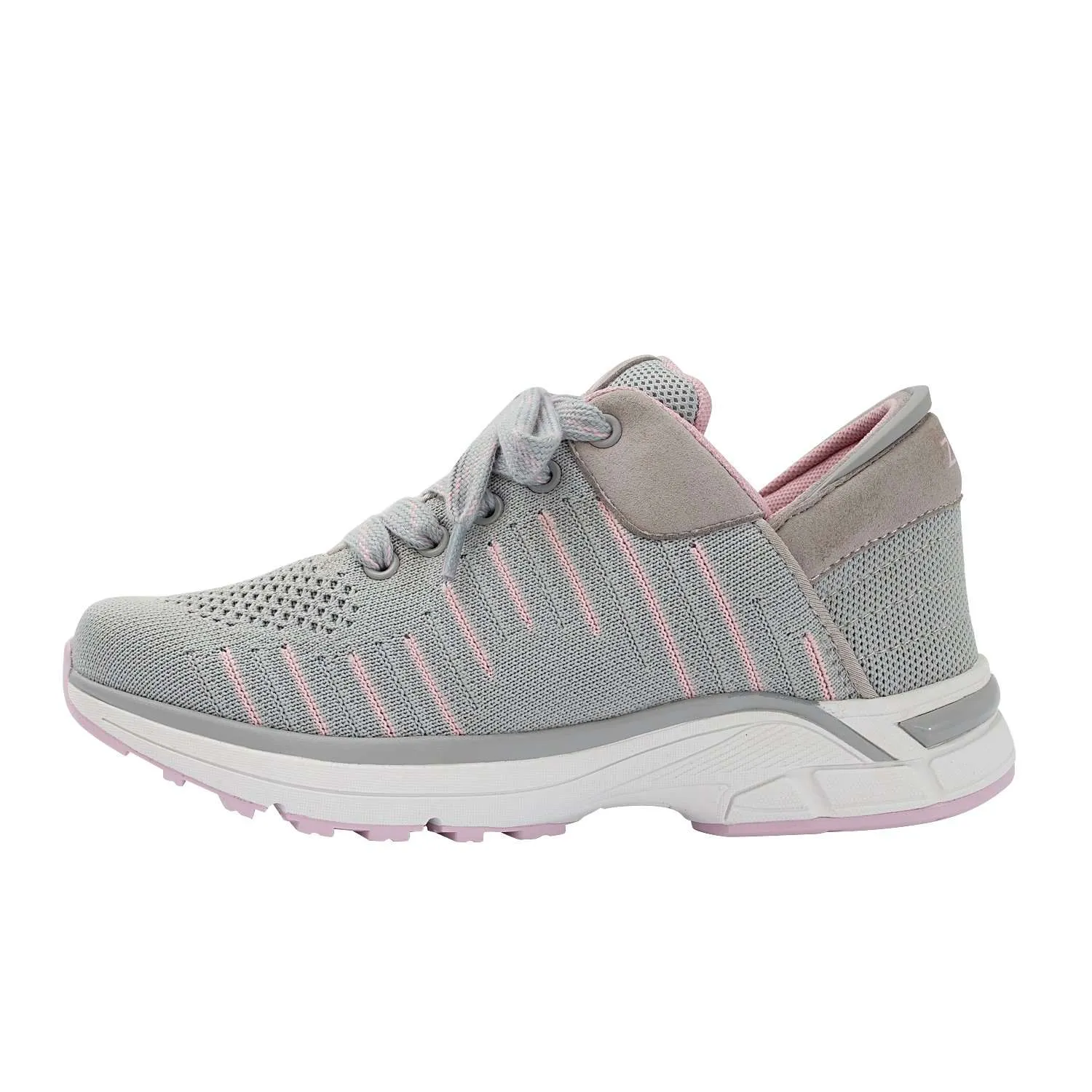 Zeba Womens Handsfree Tennis Shoe- Rose Gray