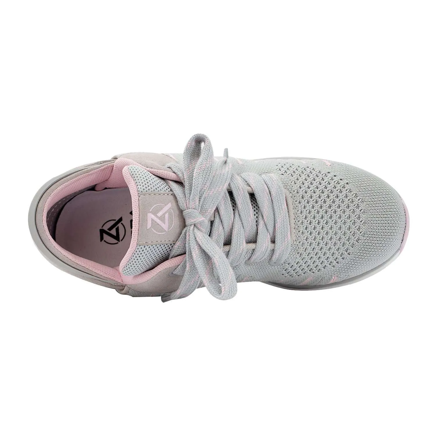 Zeba Womens Handsfree Tennis Shoe- Rose Gray