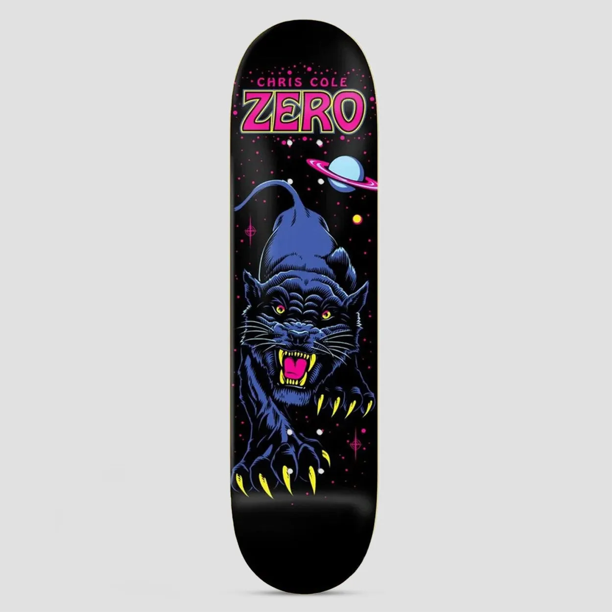 Zero 8.0 Black Panther Skateboard Deck Black