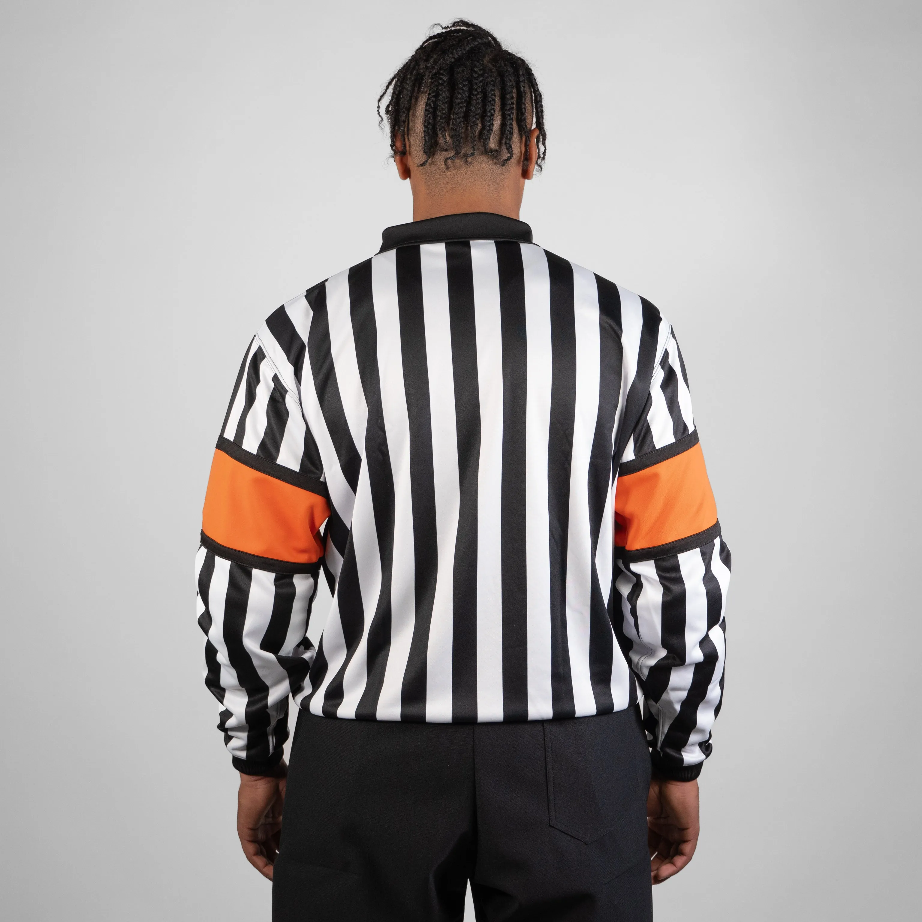 ZR-PRO HOCKEY REFEREE JERSEY W/ SEWN-IN ARM BANDS