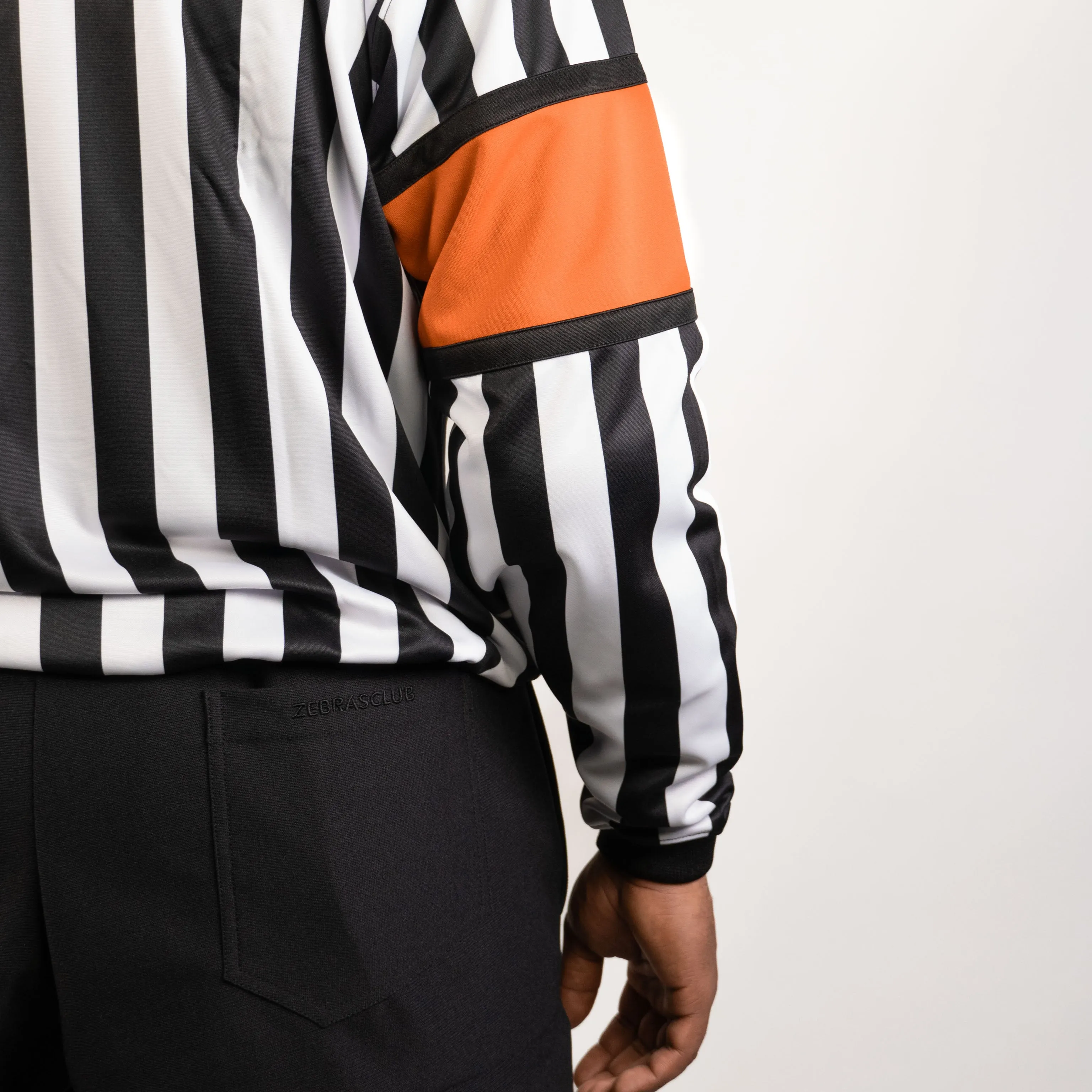 ZR-PRO HOCKEY REFEREE JERSEY W/ SEWN-IN ARM BANDS